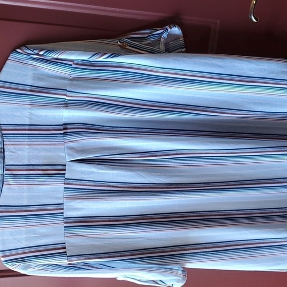 Blue Mood blue stripe SS top NWT size 3X - Picture 10 of 11